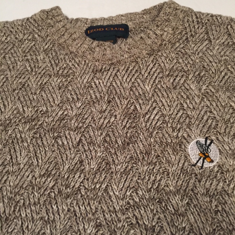 Izod Club Cotton Sweater.   size XL